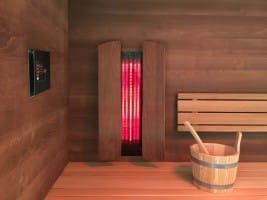 Infrarot-Set für die Sauna mit dimmbarer Steuerung Basic Infrarot-Set für die Sauna mit dimmbarer Steuerung Basic