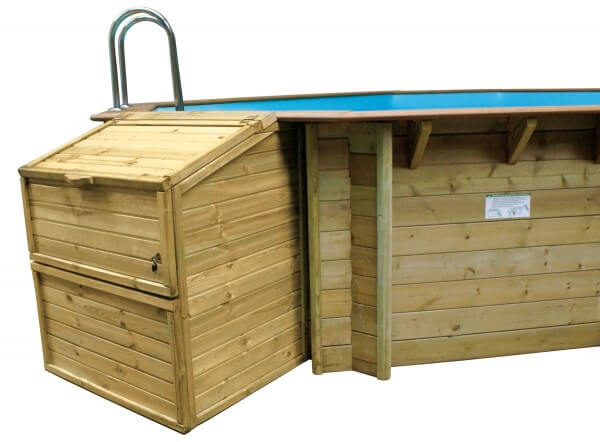 Filterkasten für Holzpools von Procopi, 133 cm Höhe