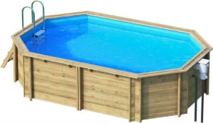 Holzpool Tropic Octo+ 510, 459 x 309 x 120 cm, Komplettset Holzpool Tropic Octo+ 510, 459 x 309 x 120 cm, Komplettset