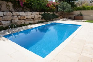 Styropor Pool 800 x 400 x 150 cm Komplettset mit Leiter von Apoolco Premium