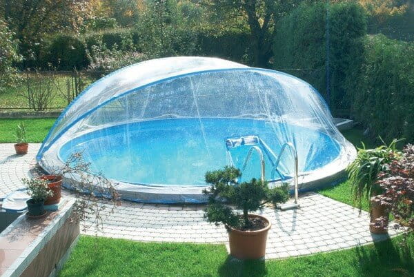 Cabrio Dome, rund, Ø 600 cm für schmalen Handlauf Cabrio Dome, rund, Ø 600 cm für schmalen Handlauf